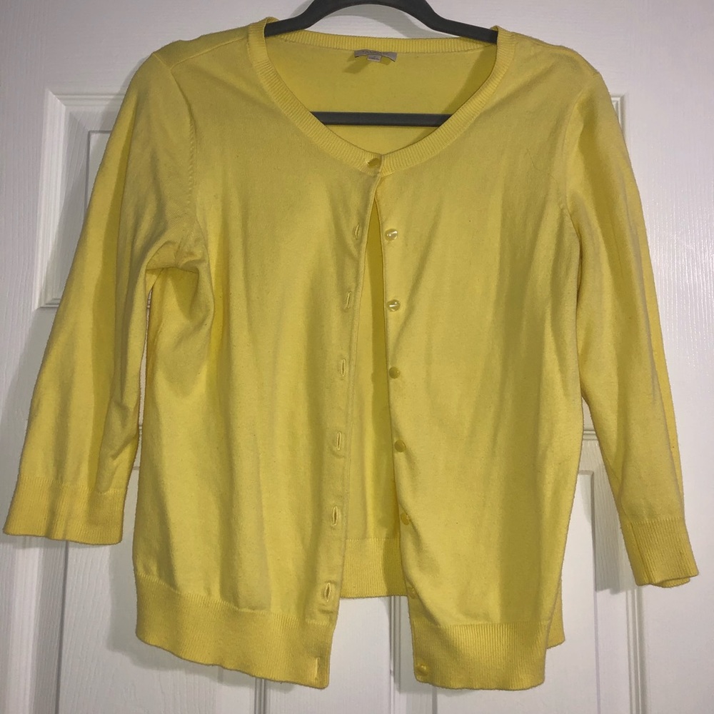 Yellow Cardigan